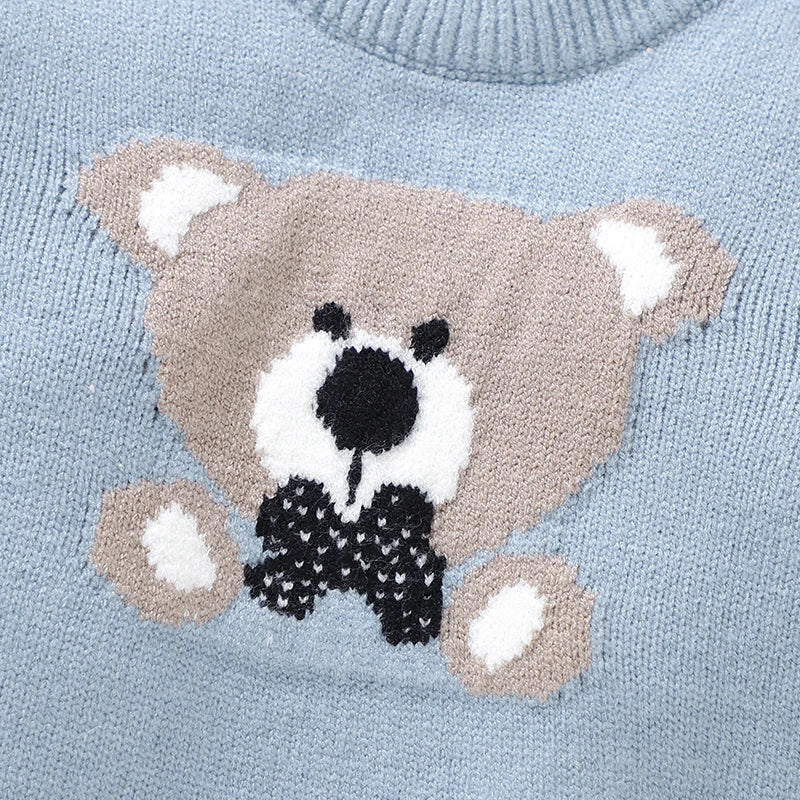 Baby Rompers Set - Newborn Knitted Long Sleeve Playsuit with Hat | Acrylic Winter Wear - ZOOMNSTORE