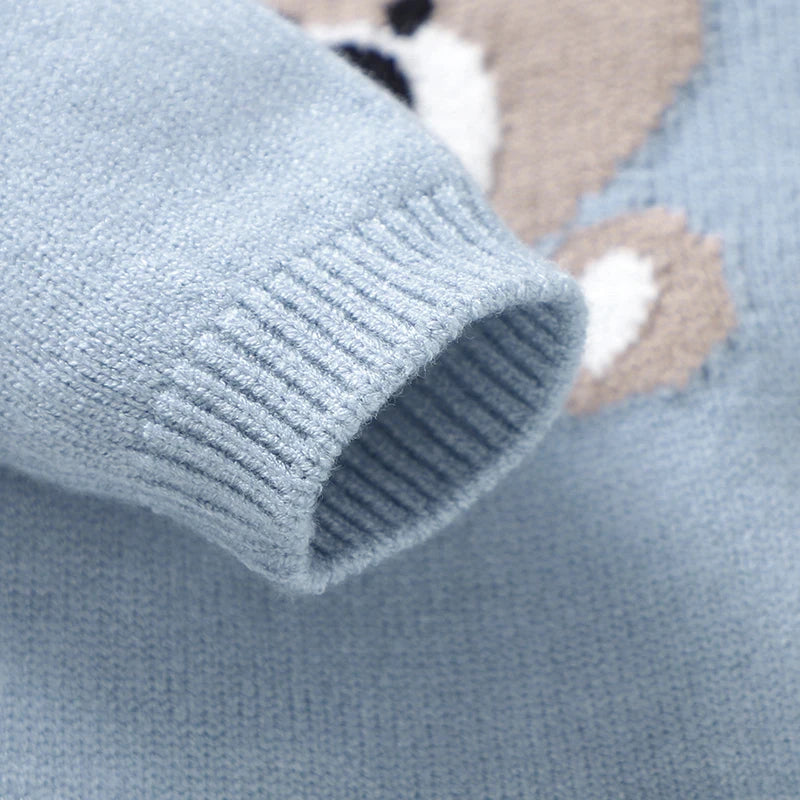 Baby Rompers Set - Newborn Knitted Long Sleeve Playsuit with Hat | Acrylic Winter Wear - ZOOMNSTORE