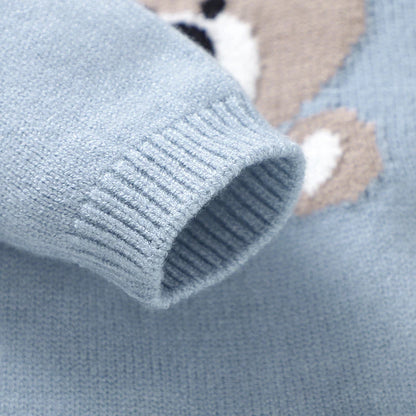 Baby Rompers Set - Newborn Knitted Long Sleeve Playsuit with Hat | Acrylic Winter Wear - ZOOMNSTORE