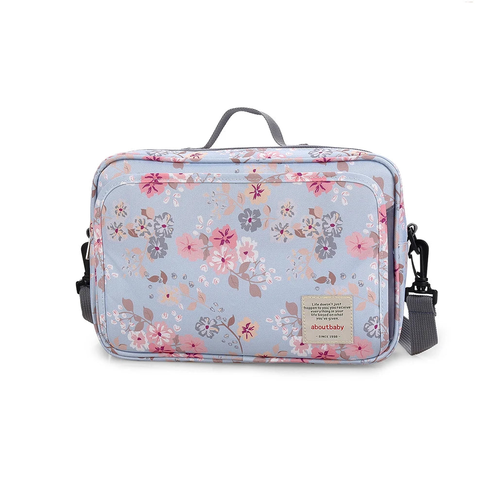 Baby Stroller Bag Waterproof Portable Outing Travel Mummy Bag Multifunction Diaper Bottle Storage Hanging Bag Pram Organizer - ZOOMNSTORE