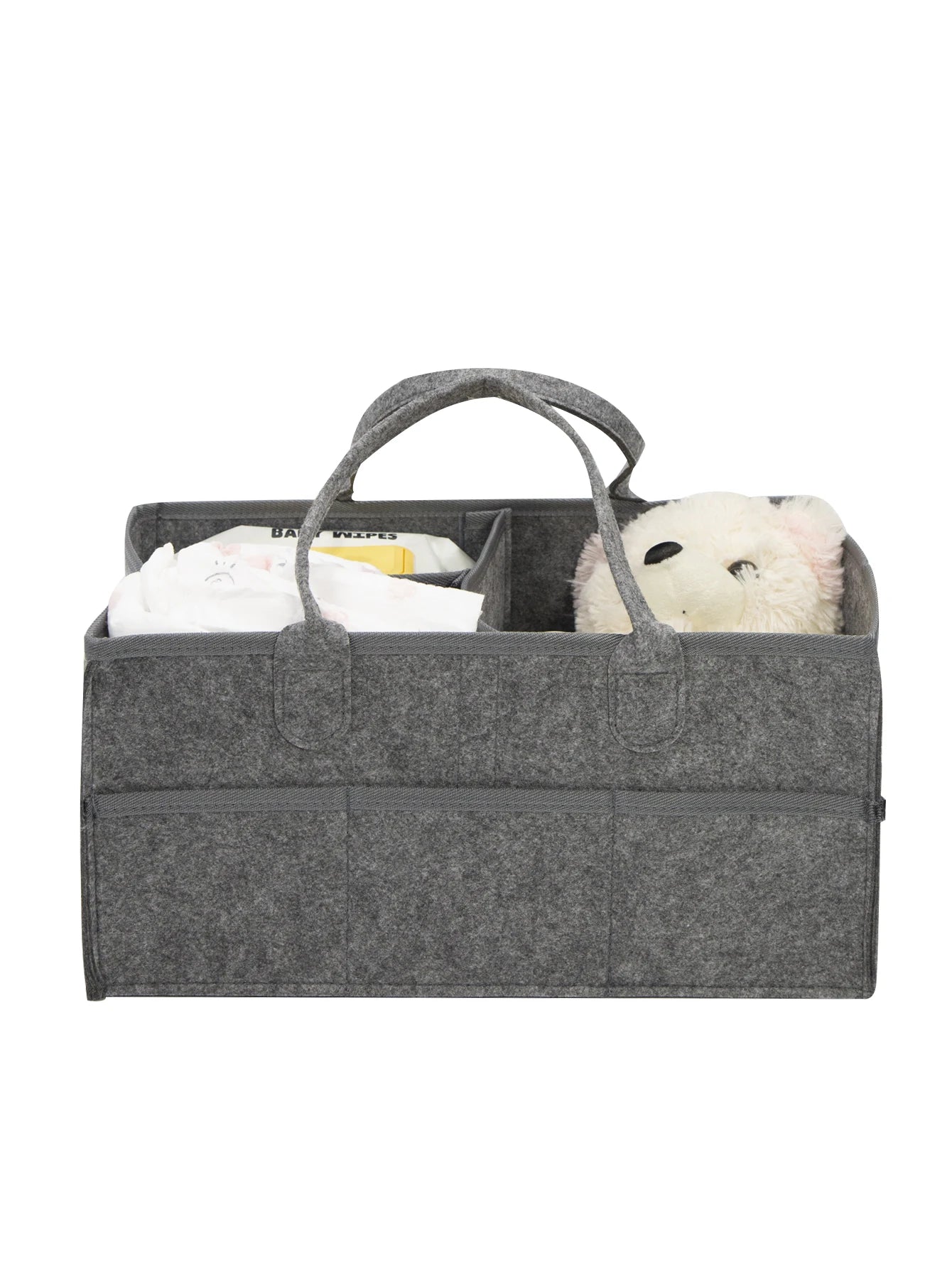 Baby Stroller Accessories Organizer Mommy Tote Bag Foldable Storage Baby Diaper Hanging Bags Thicken Portable Mom Tote Basket - ZOOMNSTORE