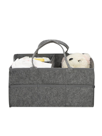 Baby Stroller Accessories Organizer Mommy Tote Bag Foldable Storage Baby Diaper Hanging Bags Thicken Portable Mom Tote Basket - ZOOMNSTORE
