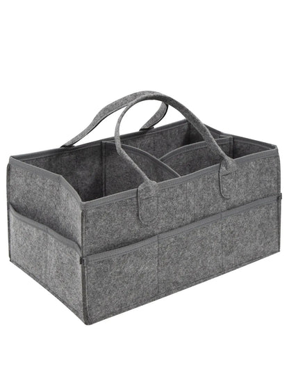 Baby Stroller Accessories Organizer Mommy Tote Bag Foldable Storage Baby Diaper Hanging Bags Thicken Portable Mom Tote Basket - ZOOMNSTORE