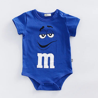 Baby Summer Romper - Cotton Short Sleeve Infant Bodysuit 0-24 Month Unisex Jumpsuit - ZOOMNSTORE