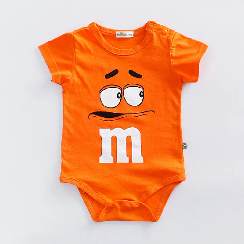 Baby Summer Romper - Cotton Short Sleeve Infant Bodysuit 0-24 Month Unisex Jumpsuit - ZOOMNSTORE