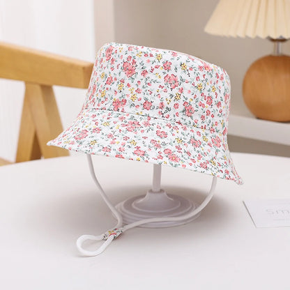 New Panama Summer Baby Sun Hat for Girls and Boys Beach Sun Cap Cartoon Autumn Kids Fisherman's Cap Outdoor Baby Bucket Hat - ZOOMNSTORE