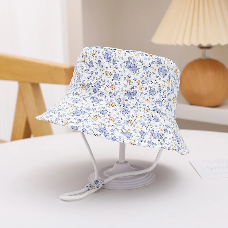 New Panama Summer Baby Sun Hat for Girls and Boys Beach Sun Cap Cartoon Autumn Kids Fisherman's Cap Outdoor Baby Bucket Hat - ZOOMNSTORE