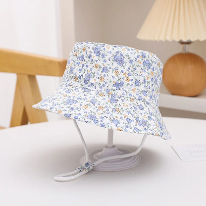 New Panama Summer Baby Sun Hat for Girls and Boys Beach Sun Cap Cartoon Autumn Kids Fisherman's Cap Outdoor Baby Bucket Hat - ZOOMNSTORE