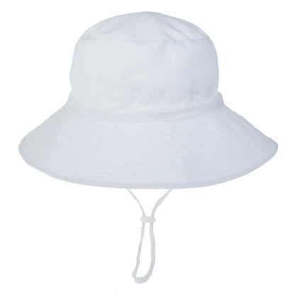 Summer Baby Sun Cap Baby Sun Hat For Girls and Boys Outdoor Neck Ear Cover Anti UV Kids Beach Caps Bucket Cap 0-8 Years - ZOOMNSTORE