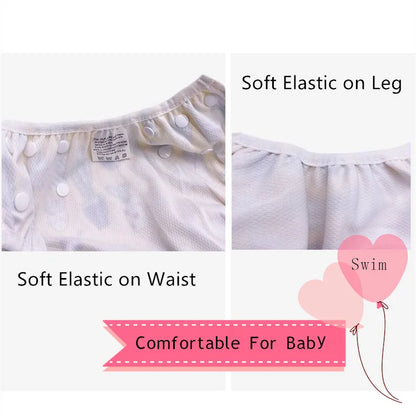 Baby Swim Diapers – Reusable Adjustable Large Size Swim Nappy for Boys & Girls - ZOOMNSTORE