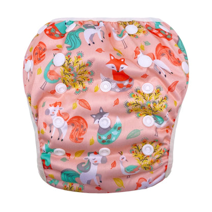 Baby Swim Diapers – Reusable Adjustable Large Size Swim Nappy for Boys & Girls - ZOOMNSTORE