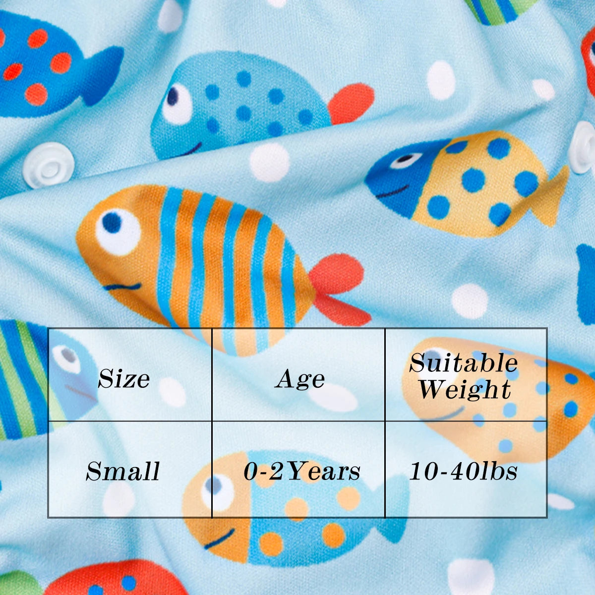 Baby Swim Diapers - Reusable Adjustable Waterproof Swim Nappies for Infants - ZOOMNSTORE