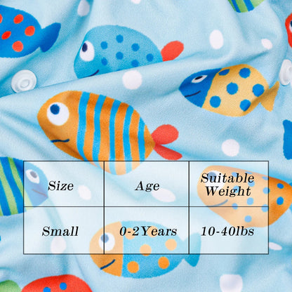 Baby Swim Diapers - Reusable Adjustable Waterproof Swim Nappies for Infants - ZOOMNSTORE