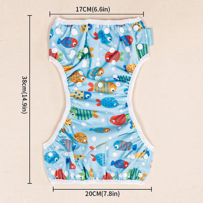Baby Swim Diapers - Reusable Adjustable Waterproof Swim Nappies for Infants - ZOOMNSTORE
