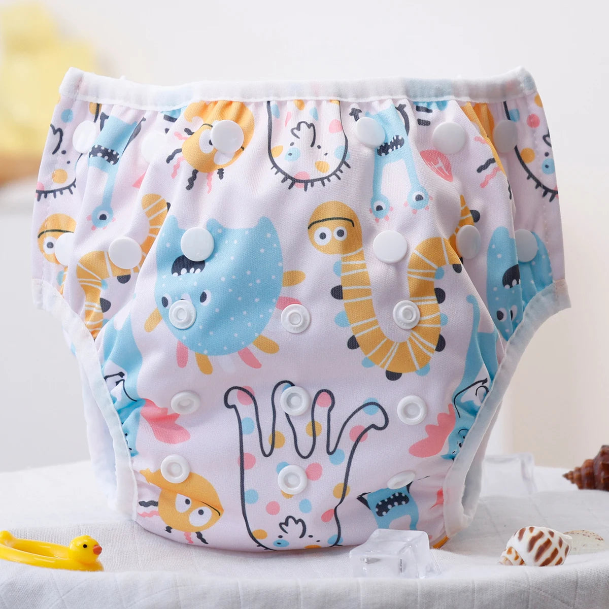 Baby Swim Diapers - Reusable Adjustable Waterproof Swim Nappies for Infants - ZOOMNSTORE