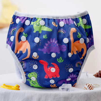 Baby Swim Diapers - Reusable Adjustable Waterproof Swim Nappies for Infants - ZOOMNSTORE