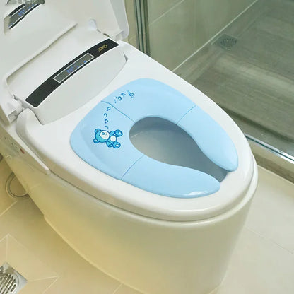 Baby Travel Potty Seat - Folding Portable Toddler Toilet Training Cushion - ZOOMNSTORE