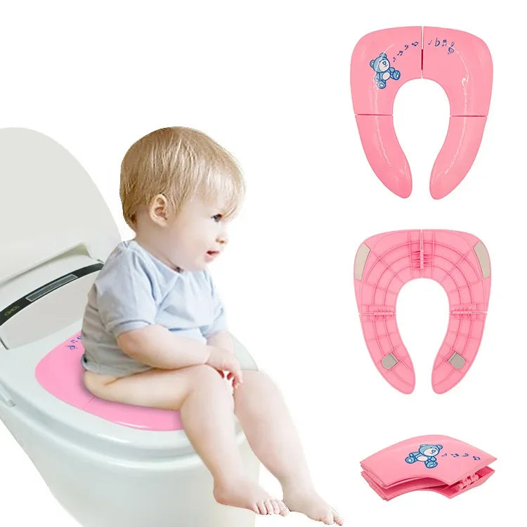 Baby Travel Potty Seat - Folding Portable Toddler Toilet Training Cushion - ZOOMNSTORE