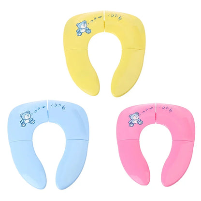 Baby Travel Potty Seat - Folding Portable Toddler Toilet Training Cushion - ZOOMNSTORE