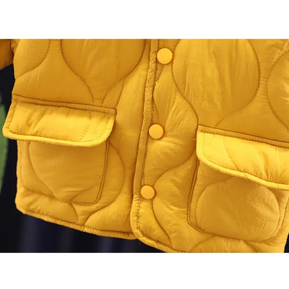 Baby Boys Girls Casual Cotton Coat - Autumn Winter Toddler Jacket - ZOOMNSTORE
