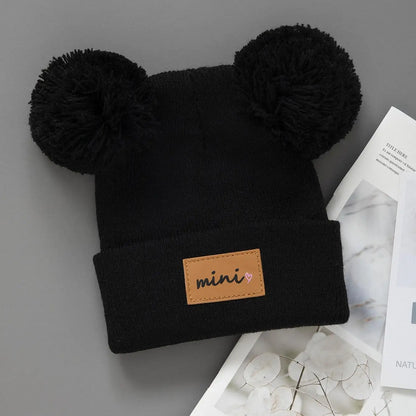 1/2pcs newborn Baby Winter Hat Kids Beanie Cap for Girls Boys Infant Accessories Children Hats Elastic 0-3Y toddler girl boy hat - ZOOMNSTORE