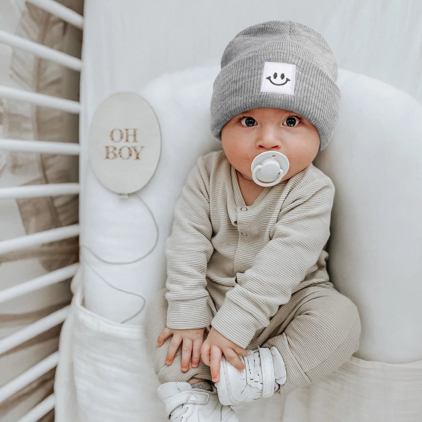 Kids Autumn Winter Hats for Newborn Crochet Beanie Toddler Boy Girl Cap Baby Photography Props Children Accessories Warmer Stuff - ZOOMNSTORE