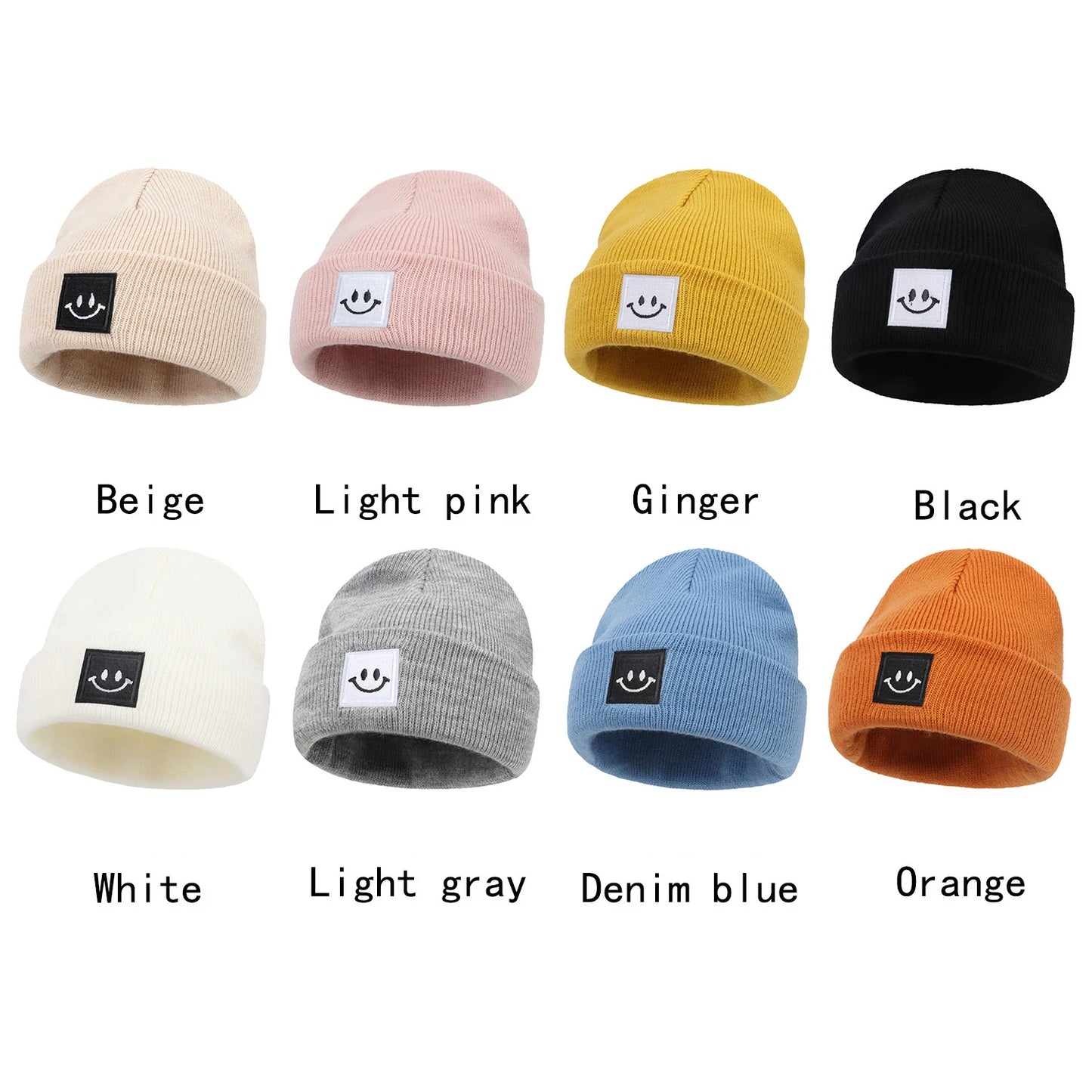 Kids Autumn Winter Hats for Newborn Crochet Beanie Toddler Boy Girl Cap Baby Photography Props Children Accessories Warmer Stuff - ZOOMNSTORE