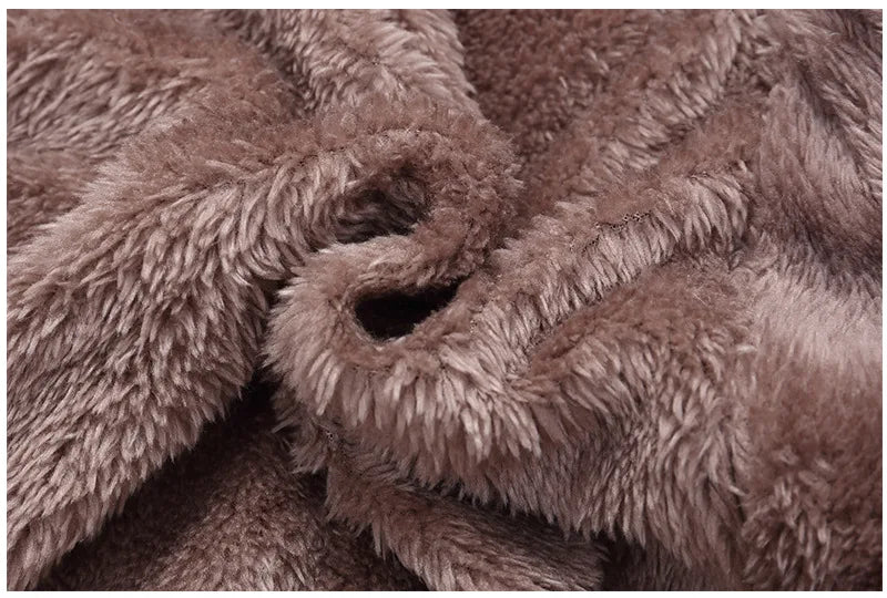 Baby Winter Jumpsuit - Toddler Winter Clothing Hooded Velvet Romper with Fur Lining - ZOOMNSTORE