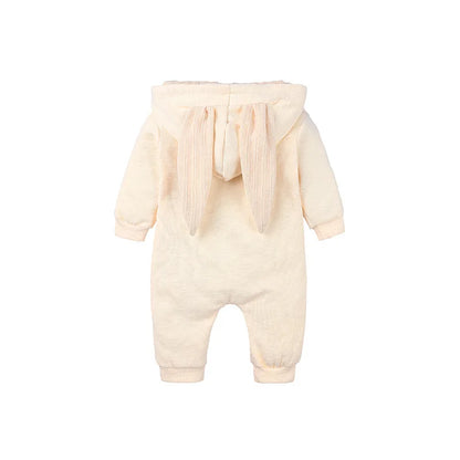 Baby Winter Romper - Newborn Panda Animal Hooded Jumpsuit 0-36 Months Soft Pajamas - ZOOMNSTORE