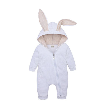 Baby Winter Romper - Newborn Panda Animal Hooded Jumpsuit 0-36 Months Soft Pajamas - ZOOMNSTORE