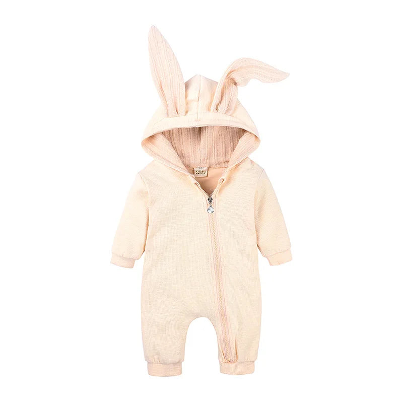 Baby Winter Romper - Newborn Panda Animal Hooded Jumpsuit 0-36 Months Soft Pajamas - ZOOMNSTORE