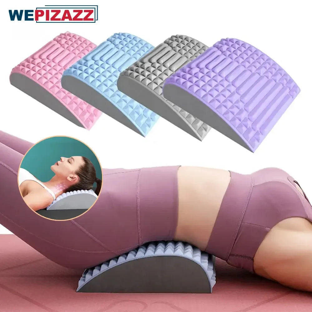 Back Stretcher Pillow - EVA Foam Stretcher & Spine Traction Tool for Herniated Disc Treatment - ZOOMNSTORE