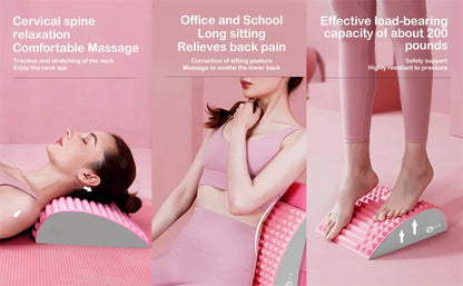 Back Stretcher Pillow - EVA Foam Stretcher & Spine Traction Tool for Herniated Disc Treatment - ZOOMNSTORE