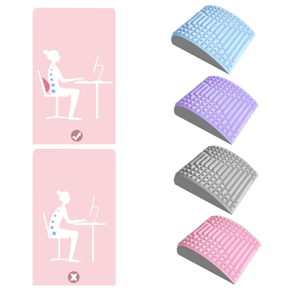 Back Stretcher Pillow - EVA Foam Stretcher & Spine Traction Tool for Herniated Disc Treatment - ZOOMNSTORE