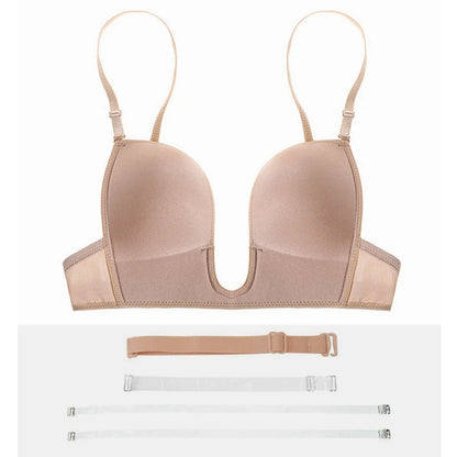 Backless Invisible Bra - Strapless Wire Free Push Up Bra With Padding | Sexy Wedding Lingerie - ZOOMNSTORE