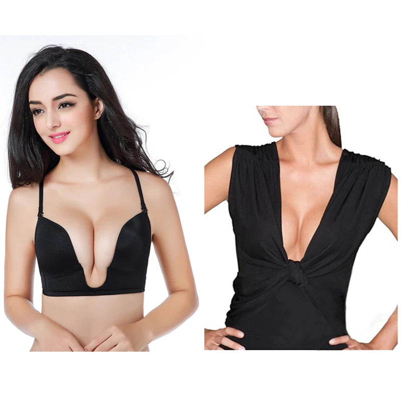 Backless Invisible Bra - Strapless Wire Free Push Up Bra With Padding | Sexy Wedding Lingerie - ZOOMNSTORE