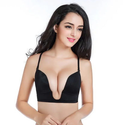Backless Invisible Bra - Strapless Wire Free Push Up Bra With Padding | Sexy Wedding Lingerie - ZOOMNSTORE