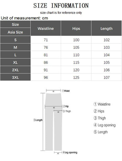 Baggy Denim Jeans - Oversized Casual Wide Leg Trousers - ZOOMNSTORE