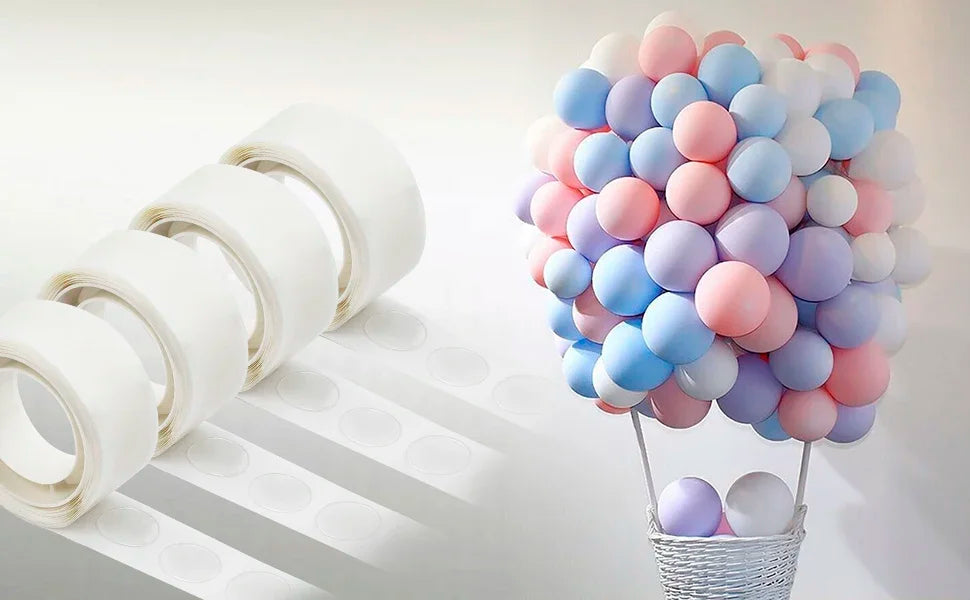 Double-Sided Sticky Tape - Balloon Glue Dots for Parties and Weddings - ZOOMNSTORE