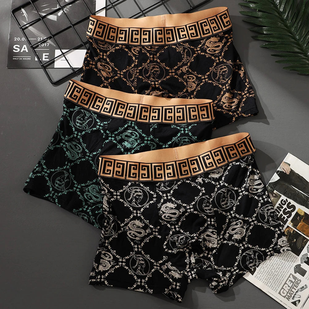 Eco-Friendly Bamboo Boxer Briefs - Breathable Moisture-Wicking Mens Underwear - ZOOMNSTORE