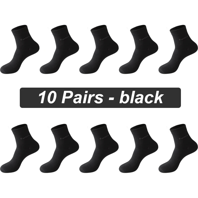 Bamboo Fiber Socks Men Casual Business - Anti Bacterial Breathable Knit Ankle Socks - ZOOMNSTORE