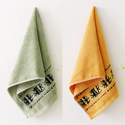 Bamboo Fiber Bath Towels Set - Thick Absorbent Luxury Towels for Home - ZOOMNSTORE