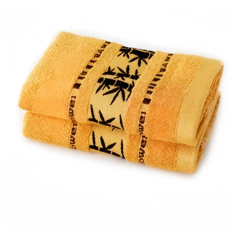 Bamboo Fiber Bath Towels Set - Thick Absorbent Luxury Towels for Home - ZOOMNSTORE