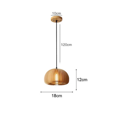 Bamboo Pendant Light - Hand-Knit Rattan Ceiling Lamp for Dining Room - ZOOMNSTORE