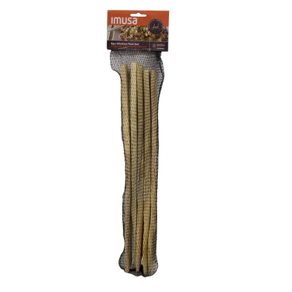 Bamboo Kitchen Utensils – 5pc Eco-Friendly Cooking Tools | Durable Wooden Set - ZOOMNSTORE