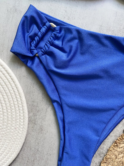 Bandeau Bikini Set Push Up Wire Free Two Piece Swimsuit - Sexy Brazilian Solid Beachwear - ZOOMNSTORE