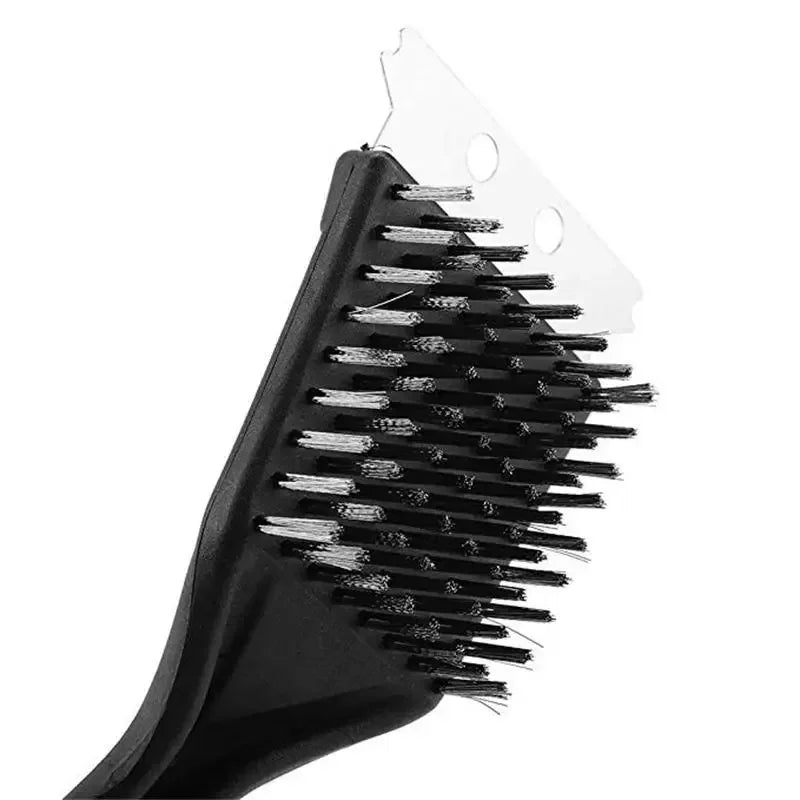 Barbecue Cleaning Brush – Heavy Duty Stainless Steel Grill Wire Brush for BBQ - ZOOMNSTORE