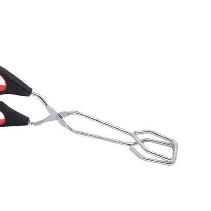 Barbecue Scissor Tongs - Long Handle Grilling Tongs | Heat Resistant BBQ Tools - ZOOMNSTORE