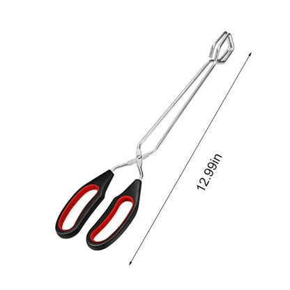 Barbecue Scissor Tongs - Long Handle Grilling Tongs | Heat Resistant BBQ Tools - ZOOMNSTORE
