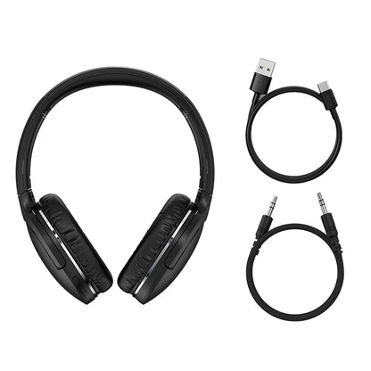 Baseus D02 Pro Wireless Bluetooth Headphones - Foldable Over-Ear Gaming Earbuds - ZOOMNSTORE